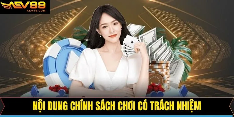 Những trách nhiệm quan trọng của người chơi khi cá cược tại AEV99